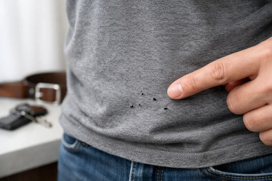 Why Do Shirts Get Tiny Holes in the Front?