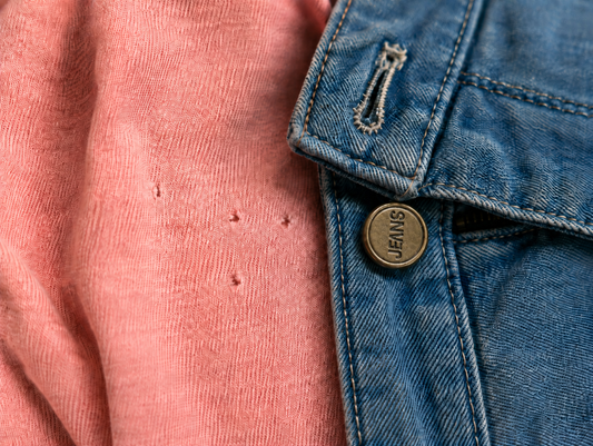 Pink Shirt With Tiny Holes