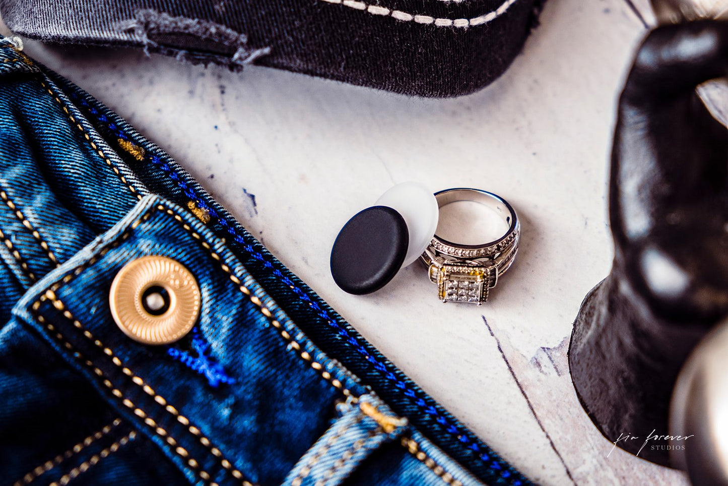 Button Covers (4-Pack Black & Clear)
